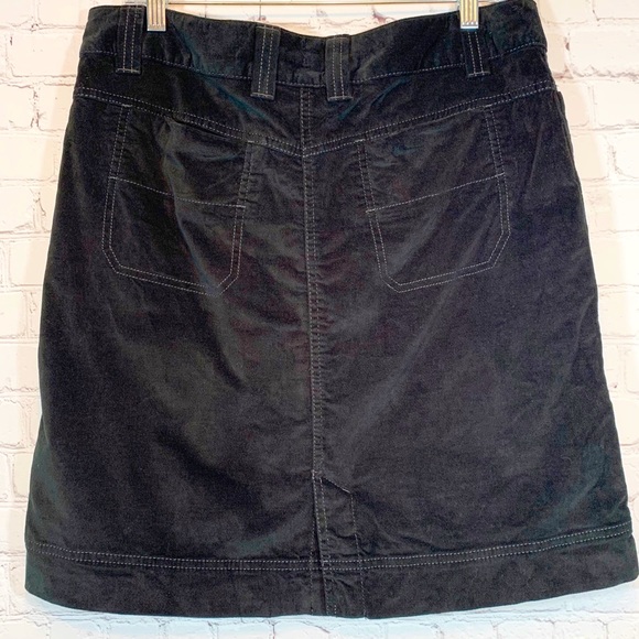 Athleta Black washed velvet skirt Size 12 - Picture 5 of 9